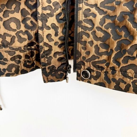 ST. JOHN ANIMAL PRINT METALLIC BROWN AND BLACK JACKET MEDIUM - Picture 6 of 13